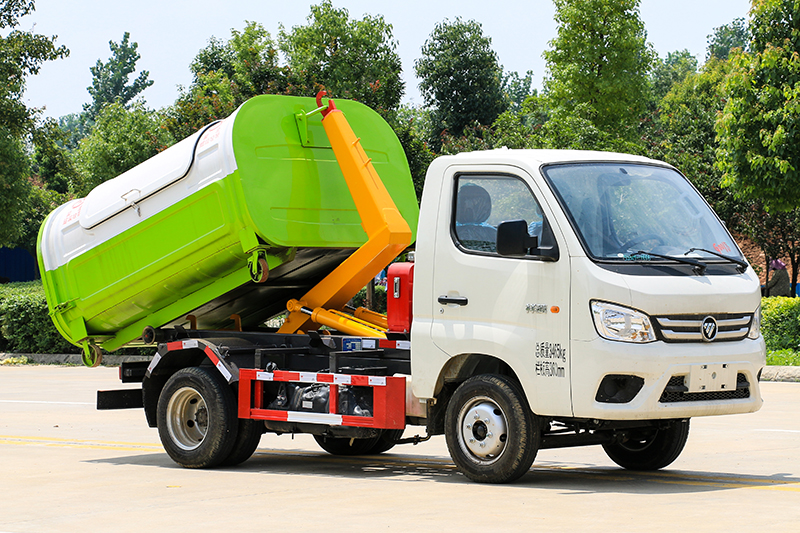 （蓝牌）福田祥菱钩臂垃圾车（3方）