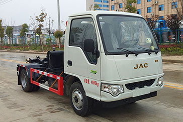 （蓝牌）江淮康铃X1钩臂垃圾车（后双轮）（3方）