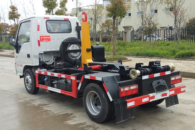 （蓝牌）江淮康铃X1钩臂垃圾车（后双轮）（3方）