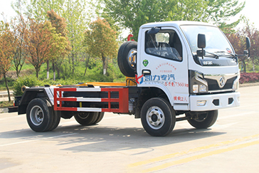 （蓝牌 黄牌）东风小福瑞卡钩臂垃圾车（5方）