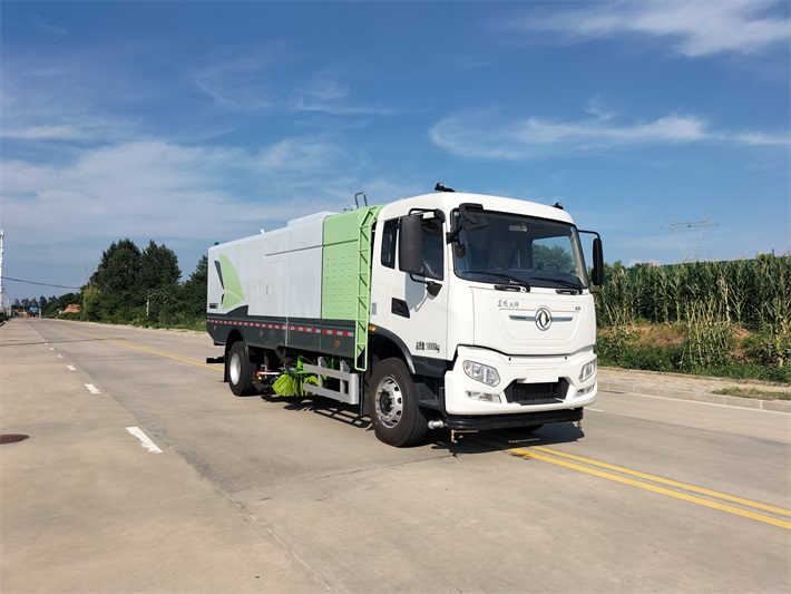 东风华神18吨纯电动洗扫车