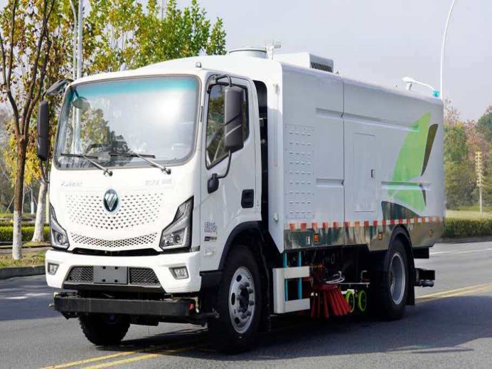 程力威牌福田12吨新能源洗扫车